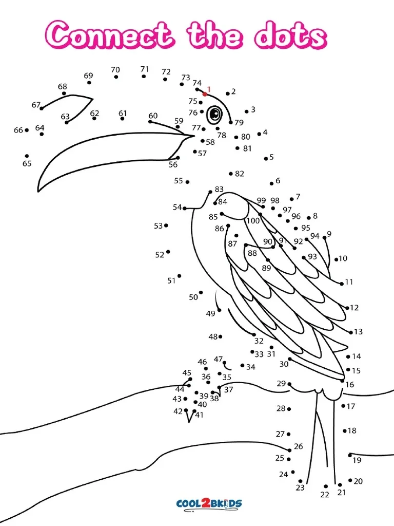 1 100 Dot To Dot Printables PDF