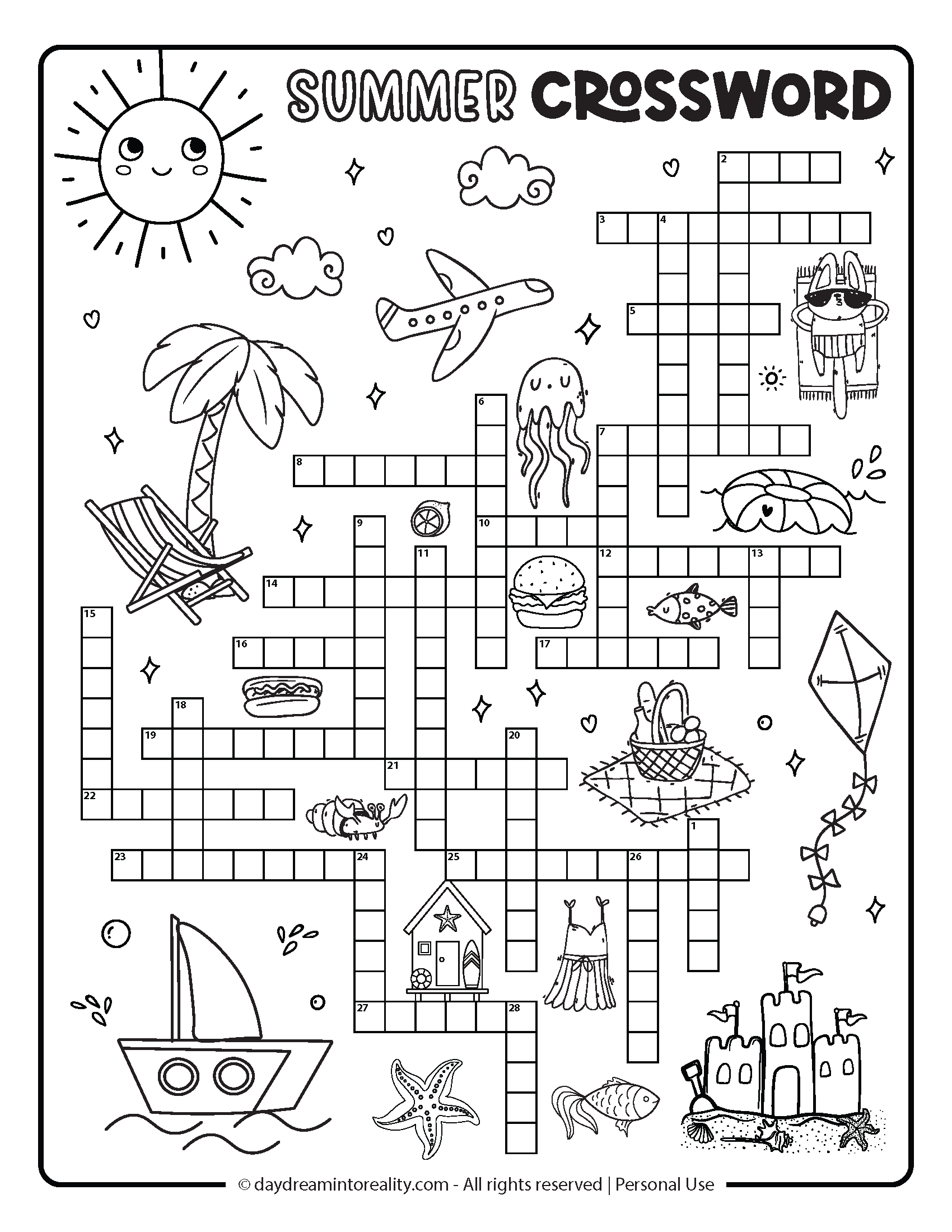 Kids Printable Crossword Puzzles