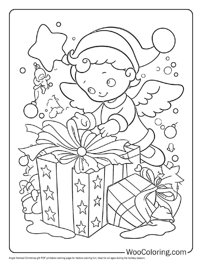 100 Christmas Present Coloring Pages Free PDF To Print Woo 