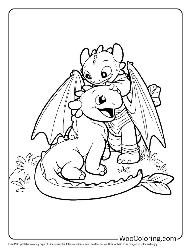 100 How To Train Your Dragon Coloring Pages Free PDF To Print 