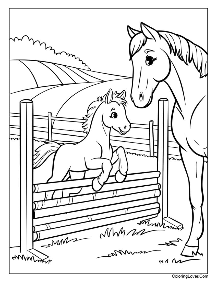 103 horse coloring pages free printables for all ages