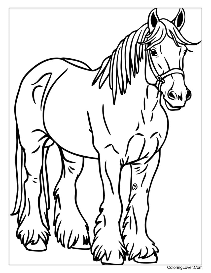 103 horse coloring pages free printables for all ages