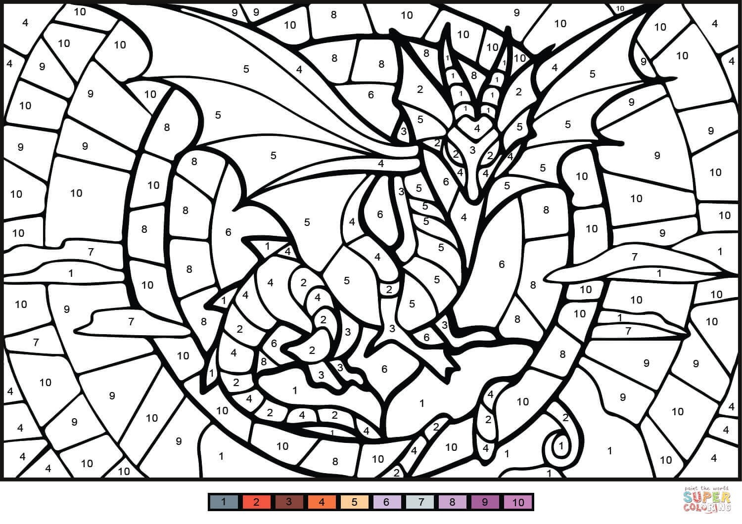 11 Printable Color By Numbers Pages Stephen s Place