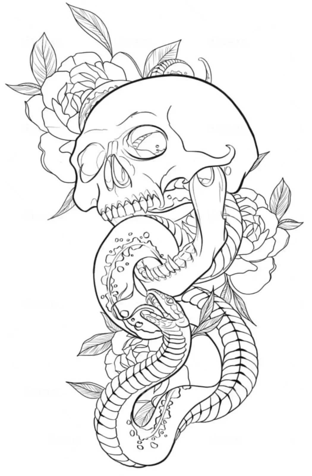 12 Printable Skull Tattoo Stencils Tattooing 101