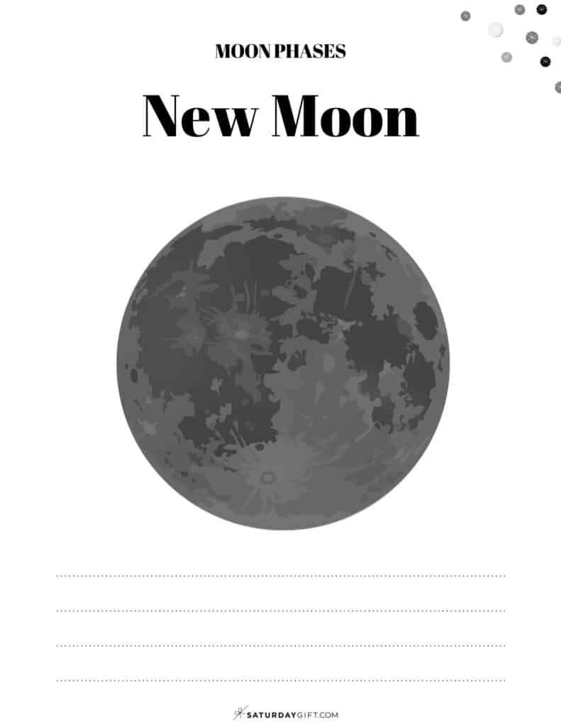13 Free Printable Moon Phases Worksheets The 8 Phases Of The Moon