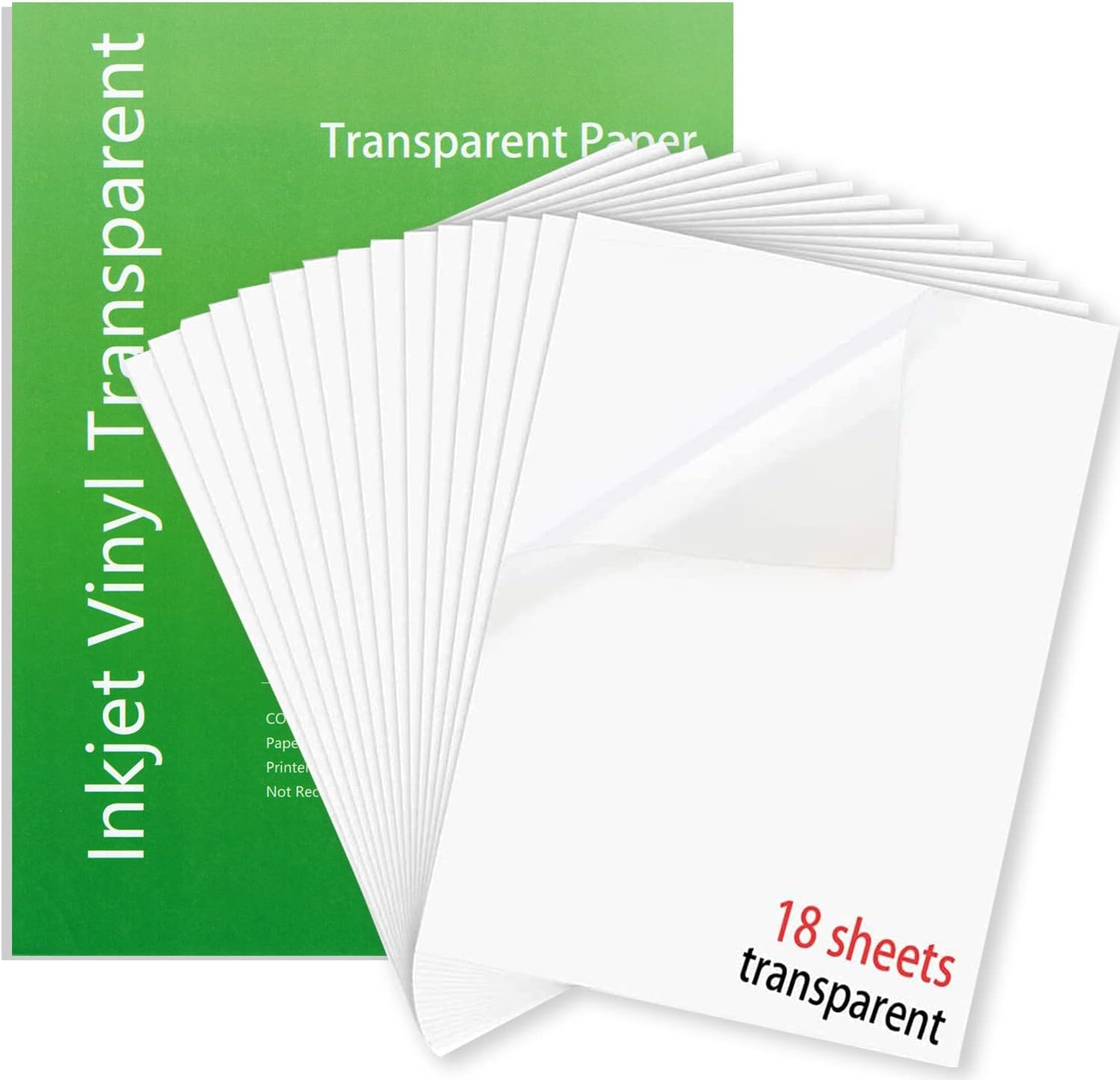 18 Sheets Clear Printable Vinyl Sticker Paper Finland Ubuy