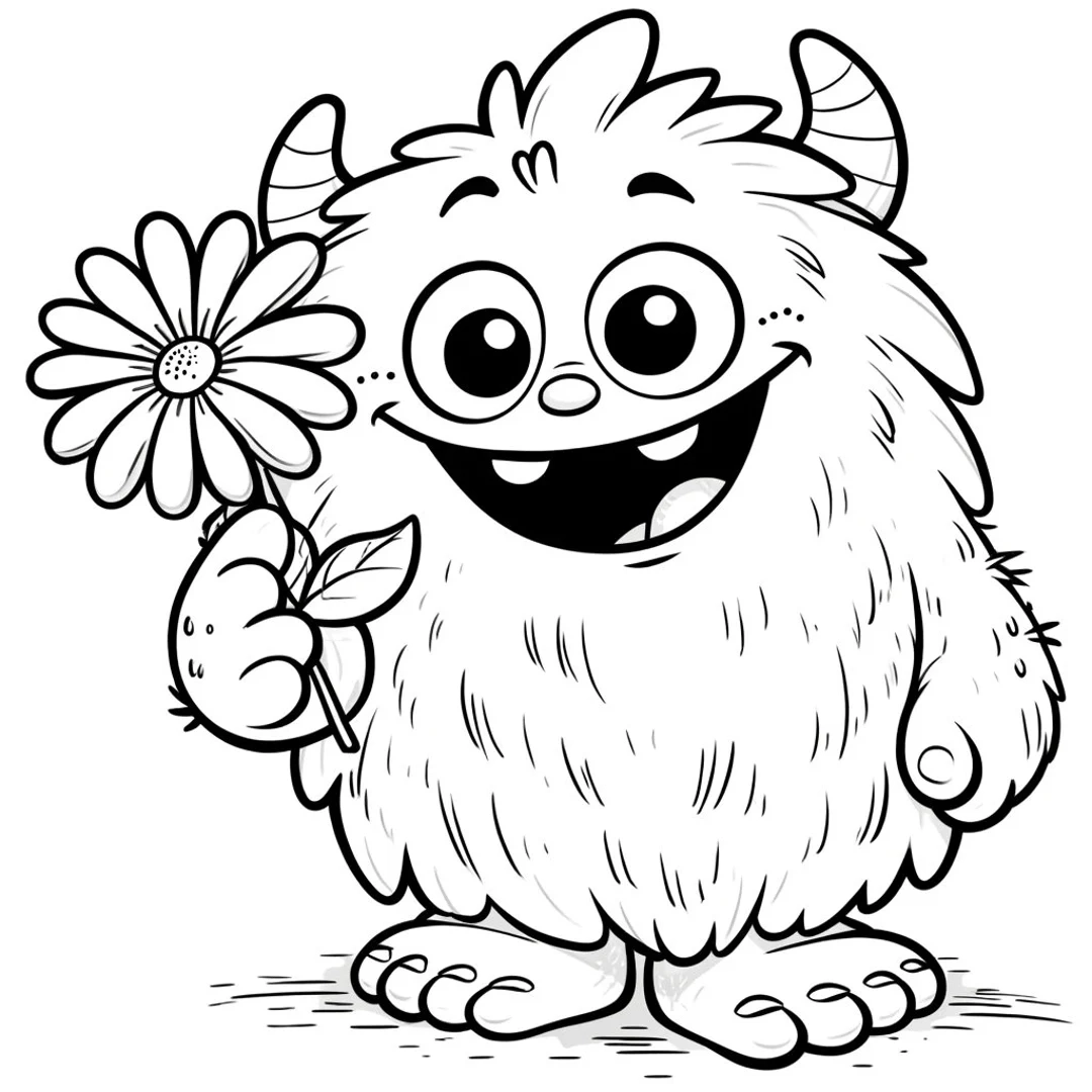 20 Cute Monster Coloring Pages Monster Coloring Pages Cute 