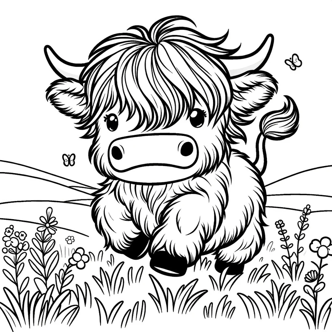 Printable Coloring Pages Of Cows