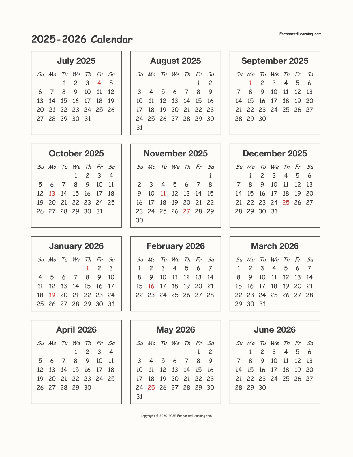 2025 Calendar 2025 2026 Desk Calendar July 2025 To December 2026 