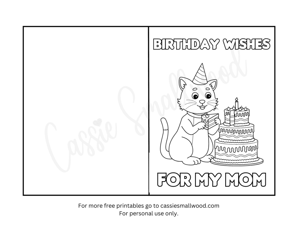 Color Birthday Cards Printable