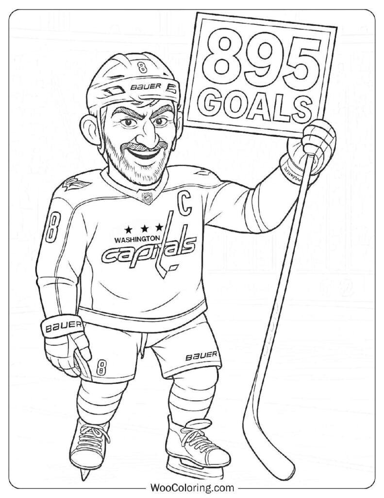 22 NHL amp Hockey Coloring Pages Free PDF To Print Woo Coloring