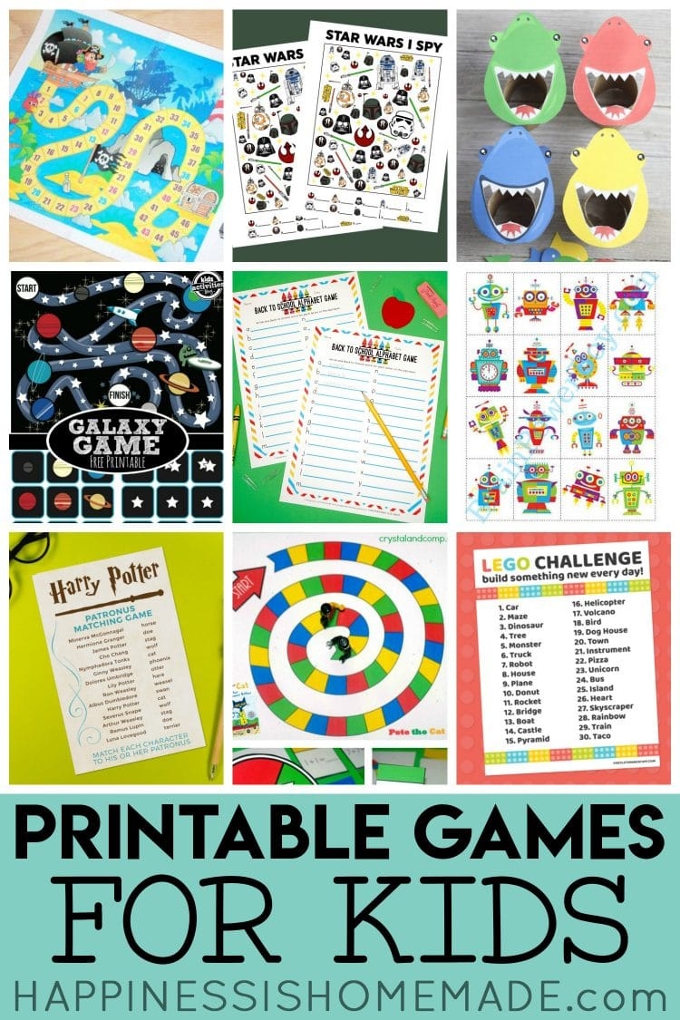 Free Printable Games