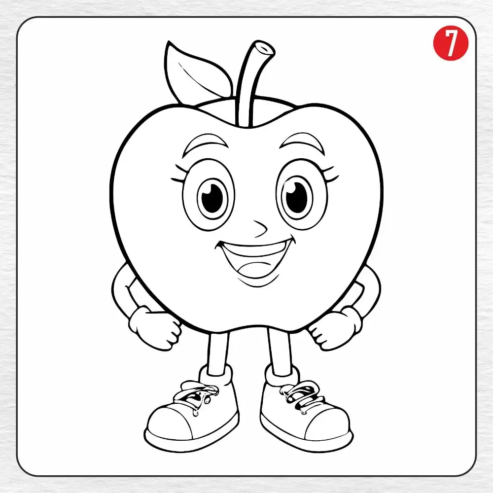 28 Apple Coloring Pages Free PDF To Print Woo Coloring