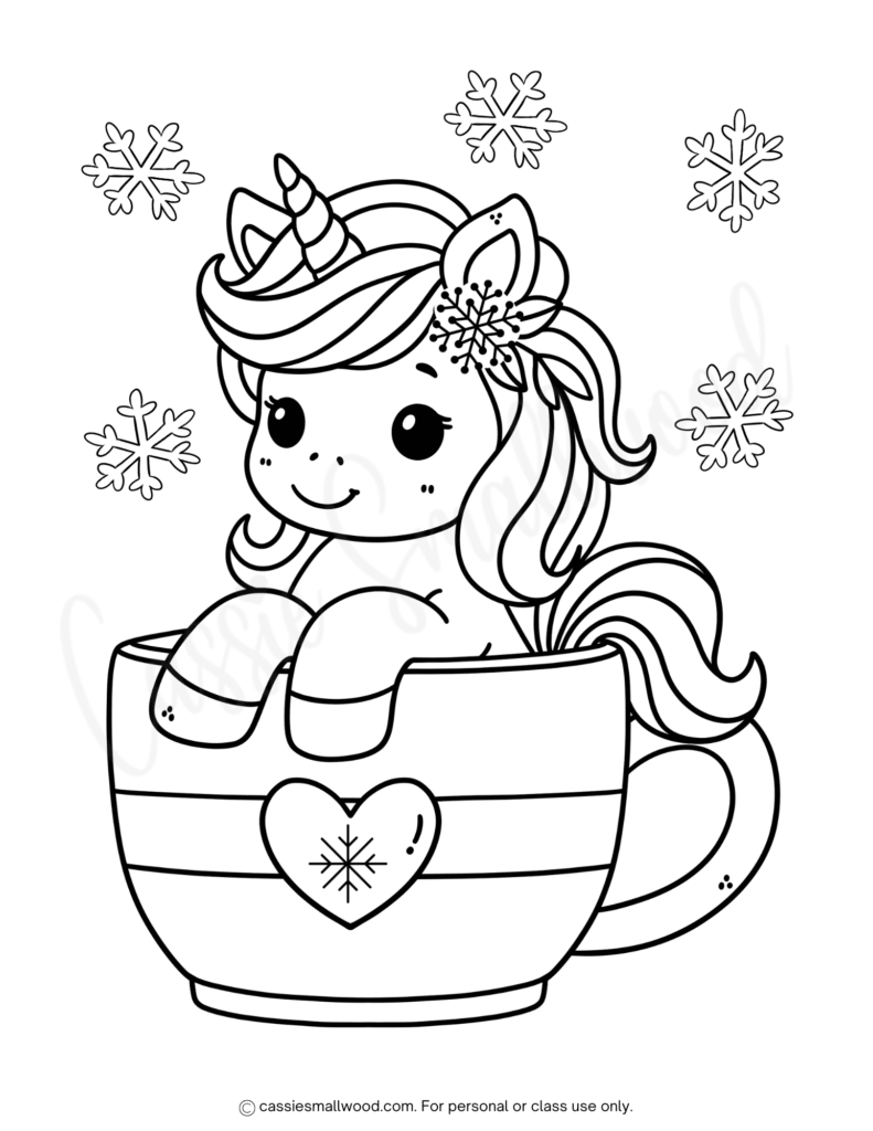 Winter Coloring Pages Printable Pdf