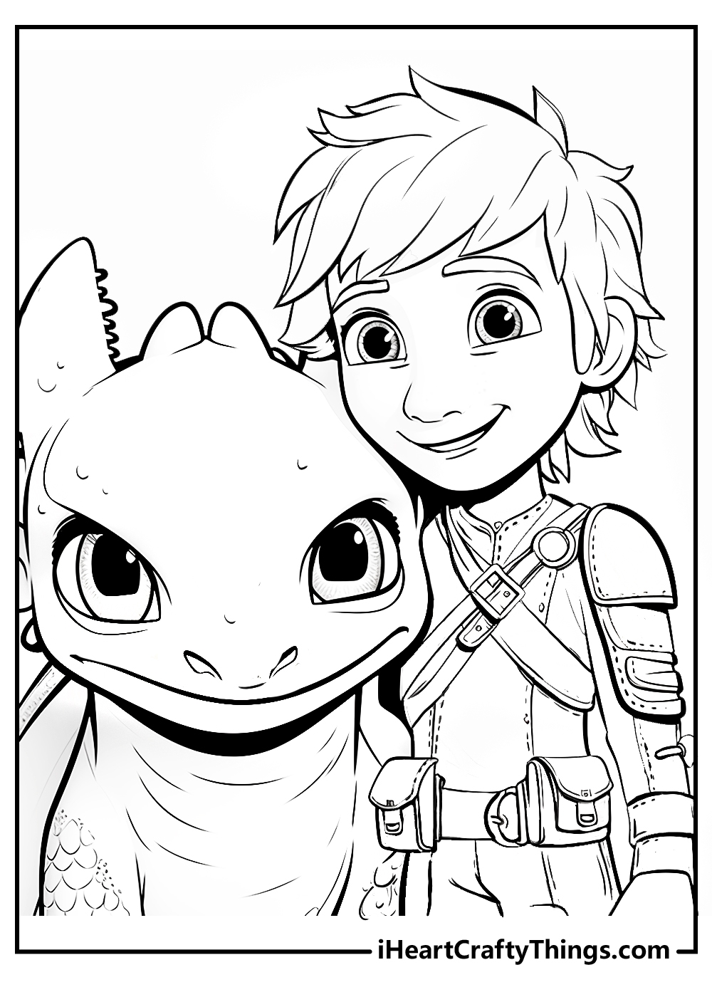 How To Train A Dragon Coloring Pages
