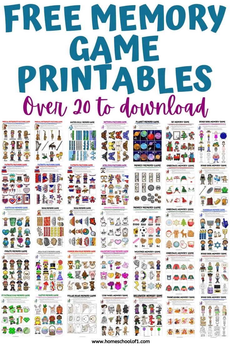 Memory Game Printable