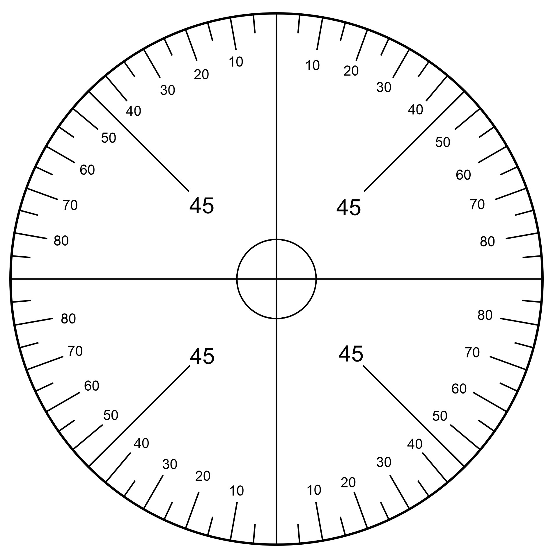 360 Degree Wheel 13 Free PDF Printables Printablee