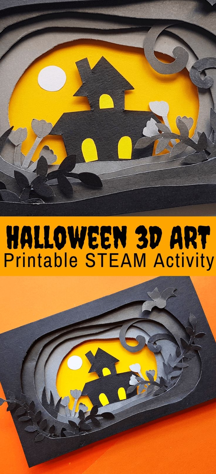 3D Halloween Papercraft Free Printable 