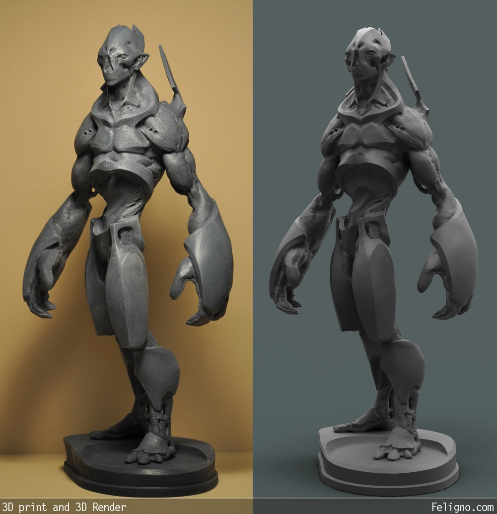 3D Printed Characters Behance