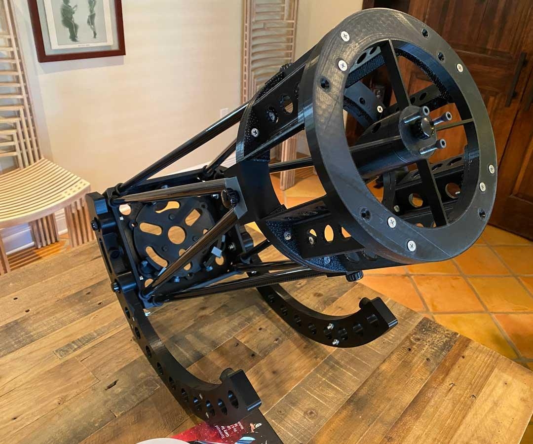 3D printed Newtonian Reflector Telescope 9 Steps with Pictures 
