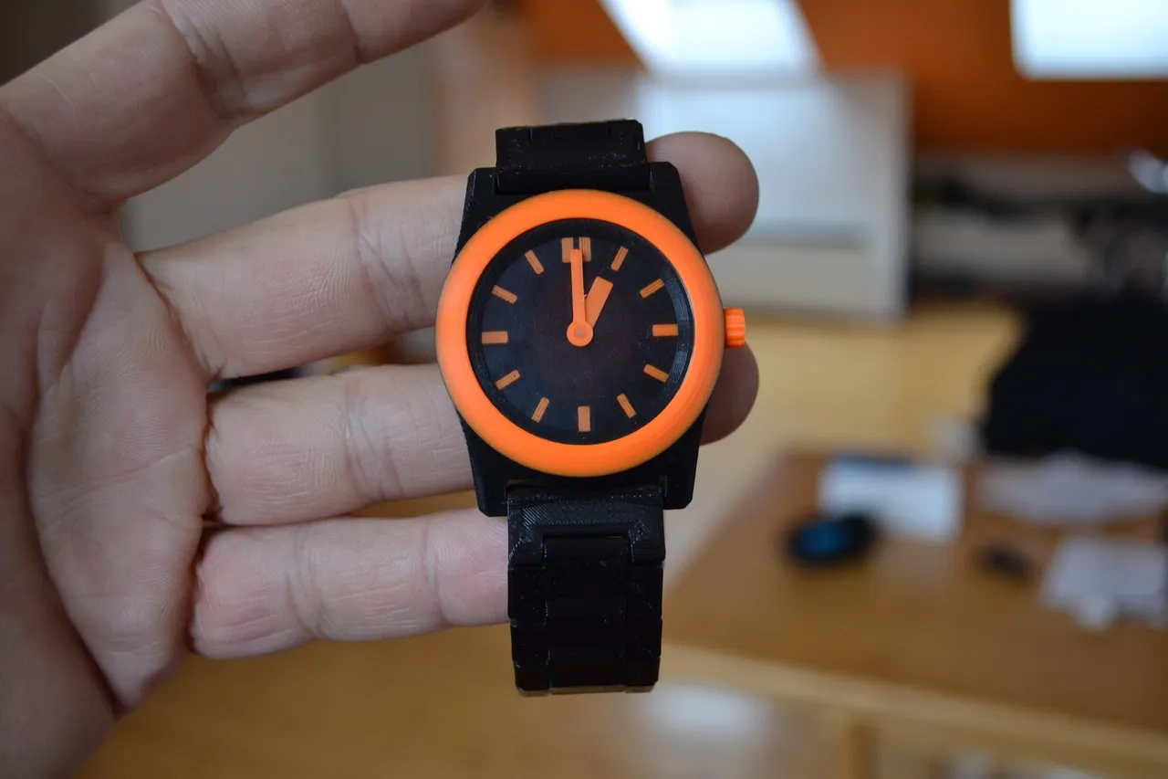 3d Printed Watch By Printschnitzel at Download Free STL Model 
