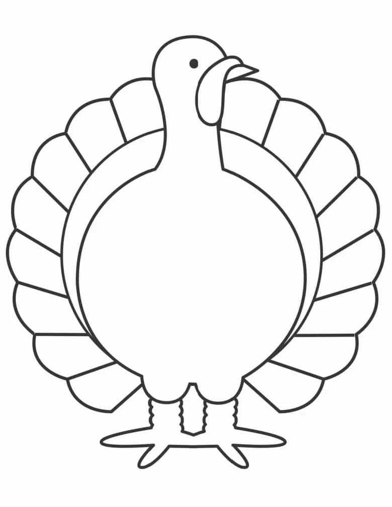 Free Printable Turkey Template