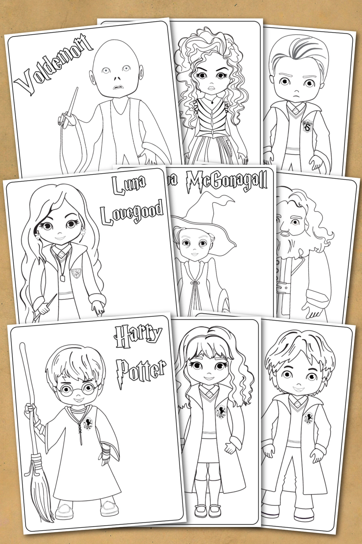 Harry Potter Coloring Printables