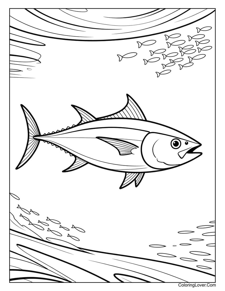 Fish Coloring Pages Printable