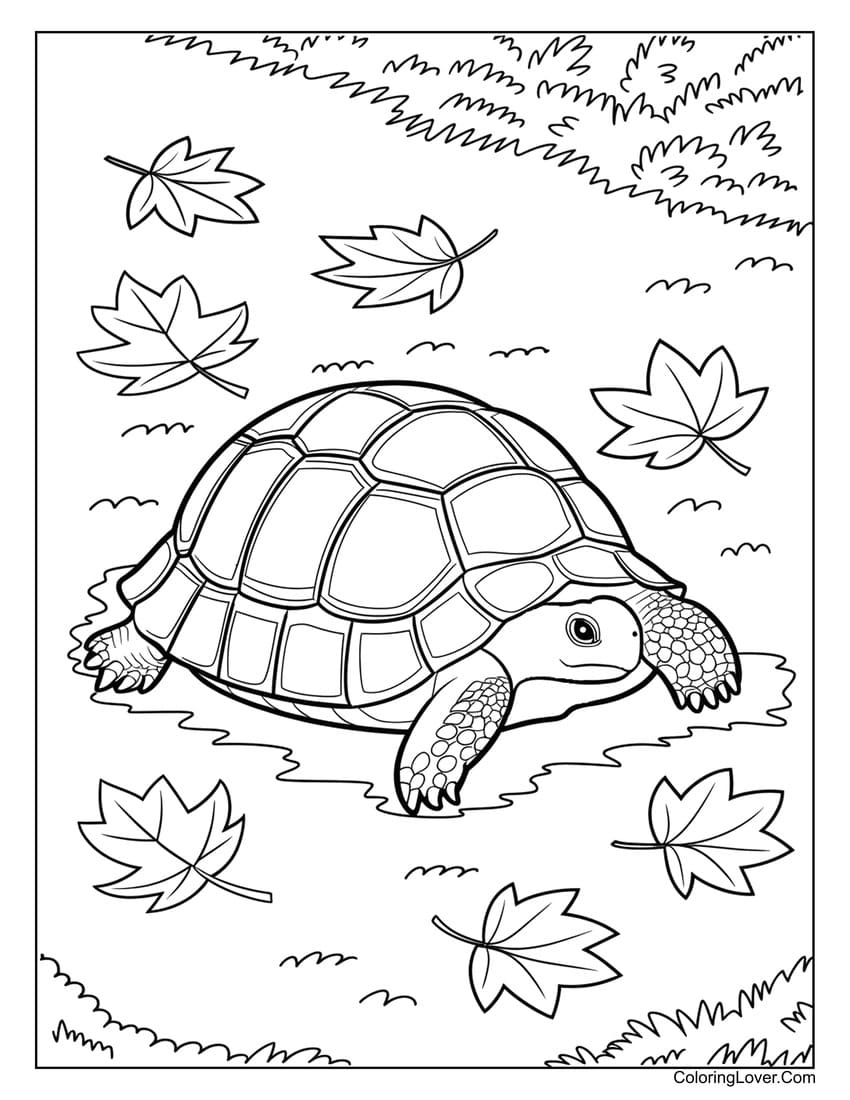 Coloring Pages Turtles Printable