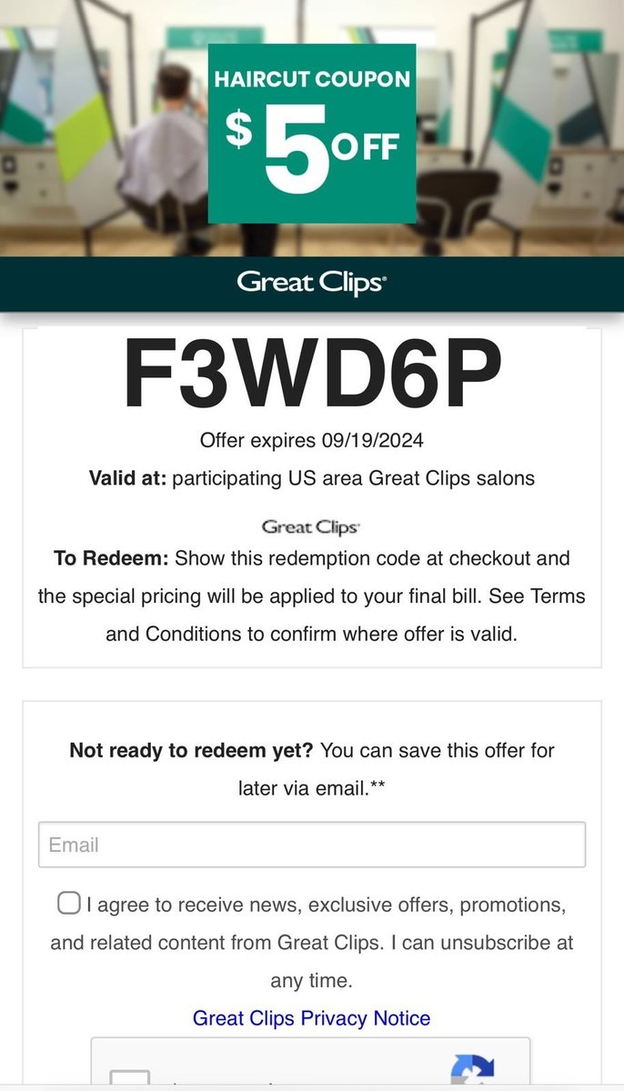  5 OFF Great Clips Printable Coupons September 2024 