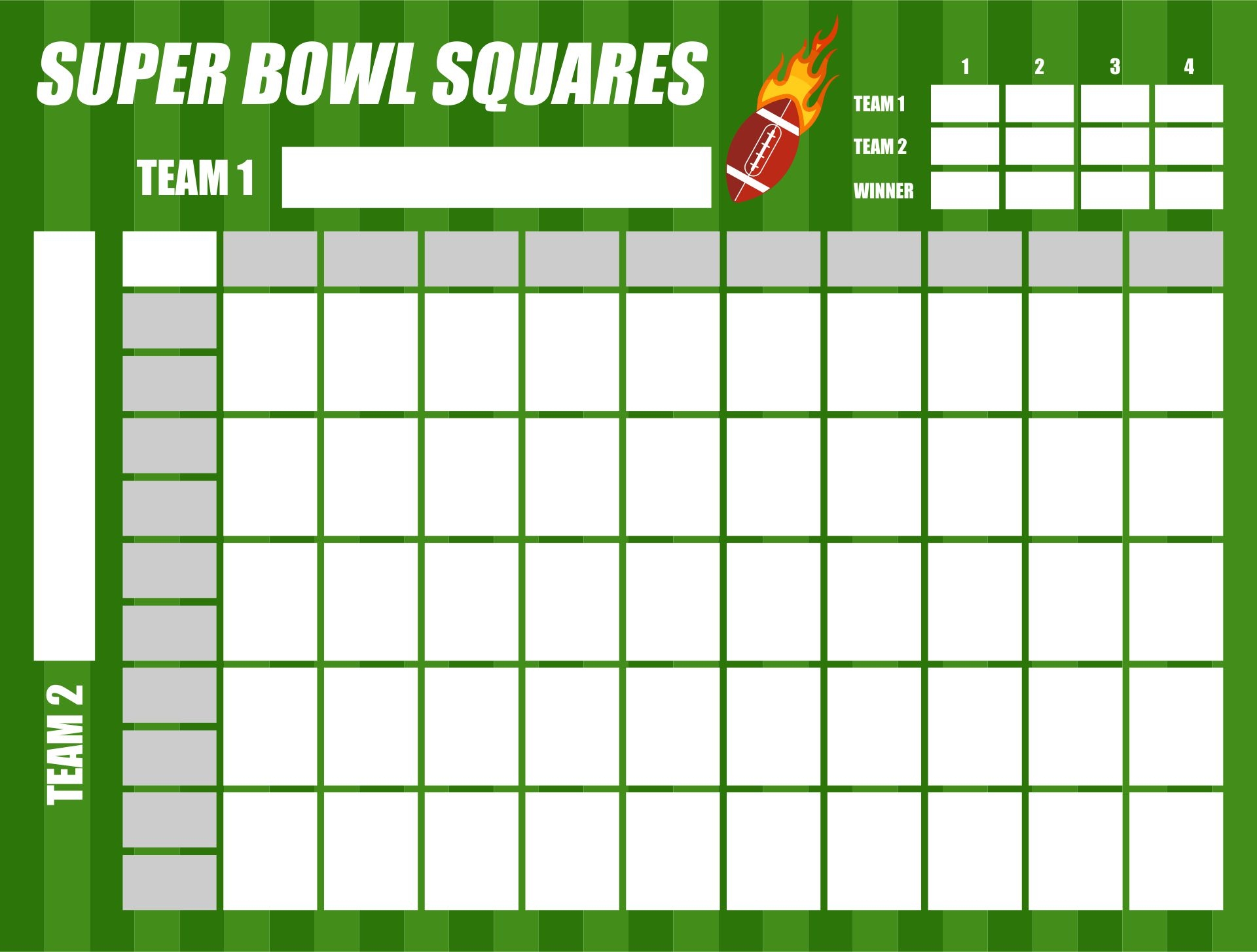 50 Square Football Pool Grid 14 Free PDF Printables Printablee