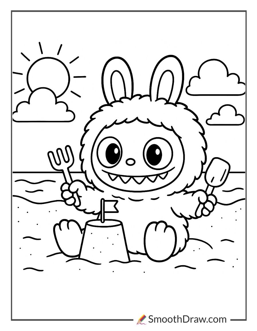56 Labubu Coloring Pages Free PDF Printables Smooth Draw