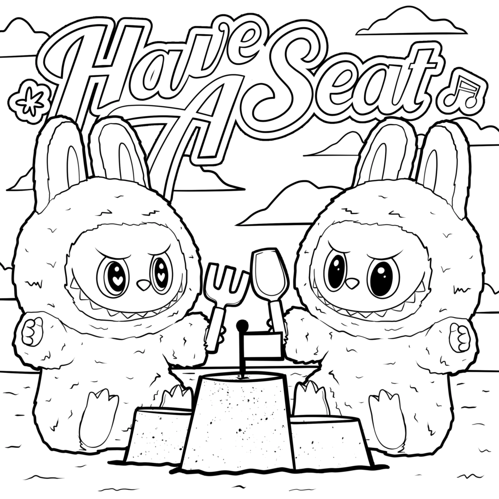 6 Labubu Coloring Pages TheToyZone