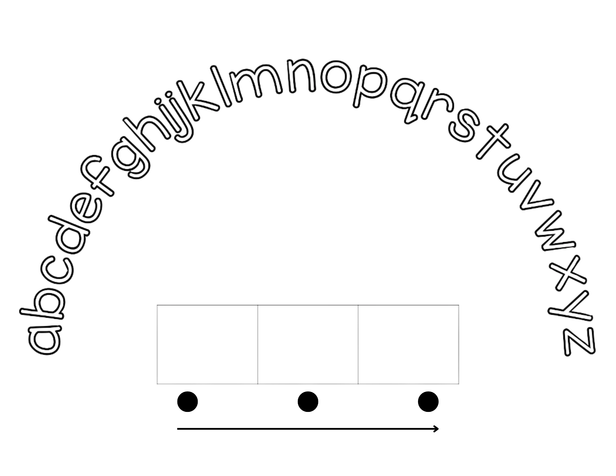 Alphabet Arc Printable