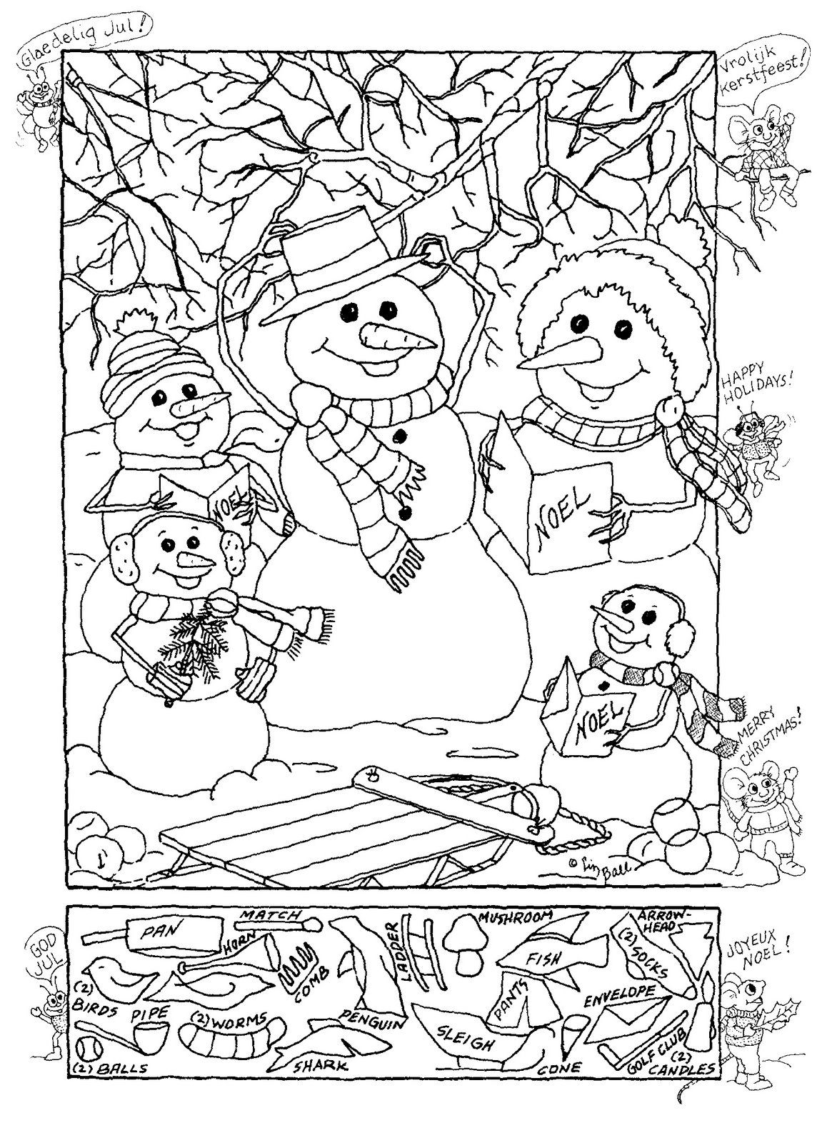 Printable Hidden Pictures Free