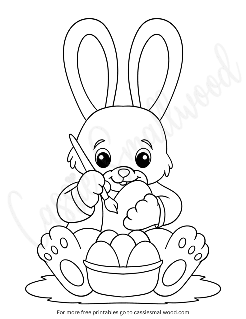 76 Cutest Easter Coloring Pages Free Printable Cassie Smallwood
