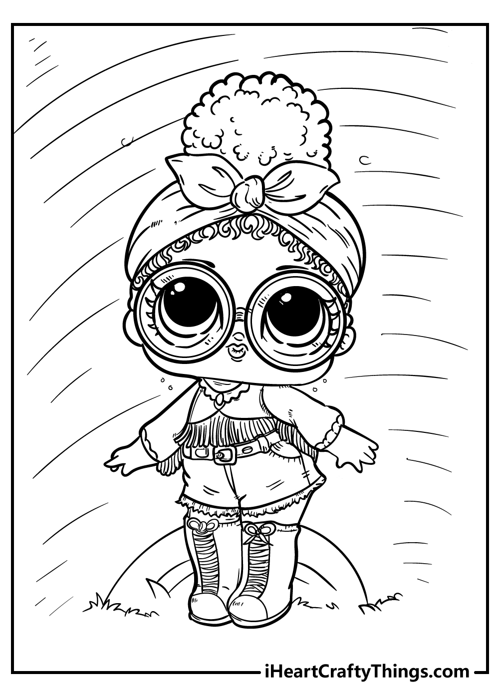 Lol Dolls Coloring Pages Printable