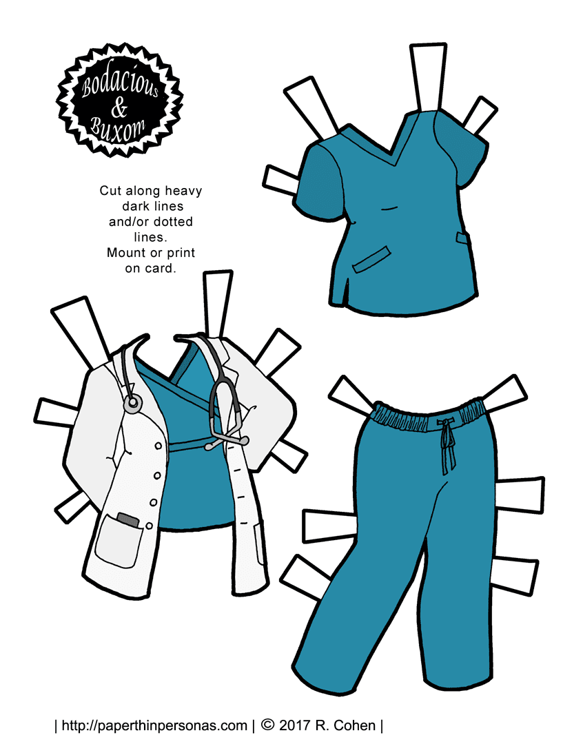 Printable Paper Doll Clothes