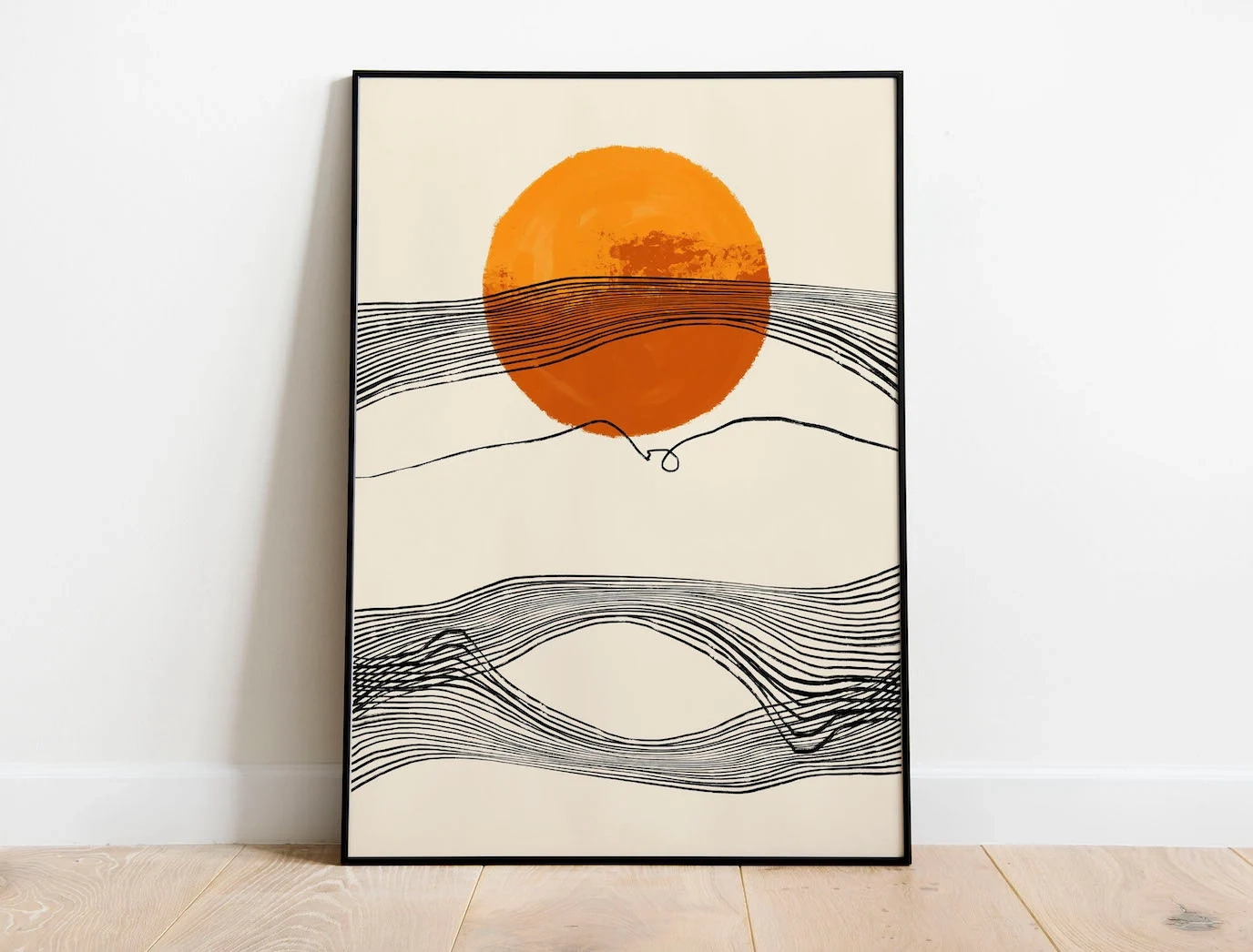 Abstract Modern Wall Art Print Poster