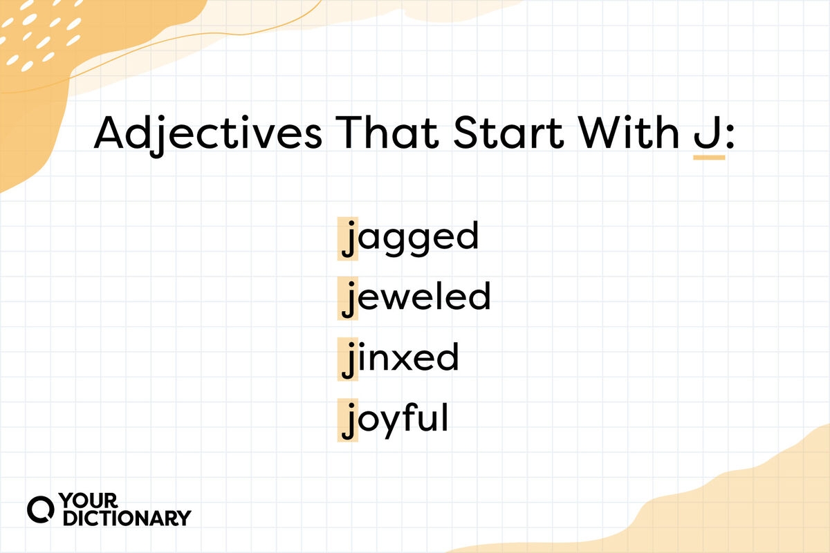 Adjectives That Start With J YourDictionary