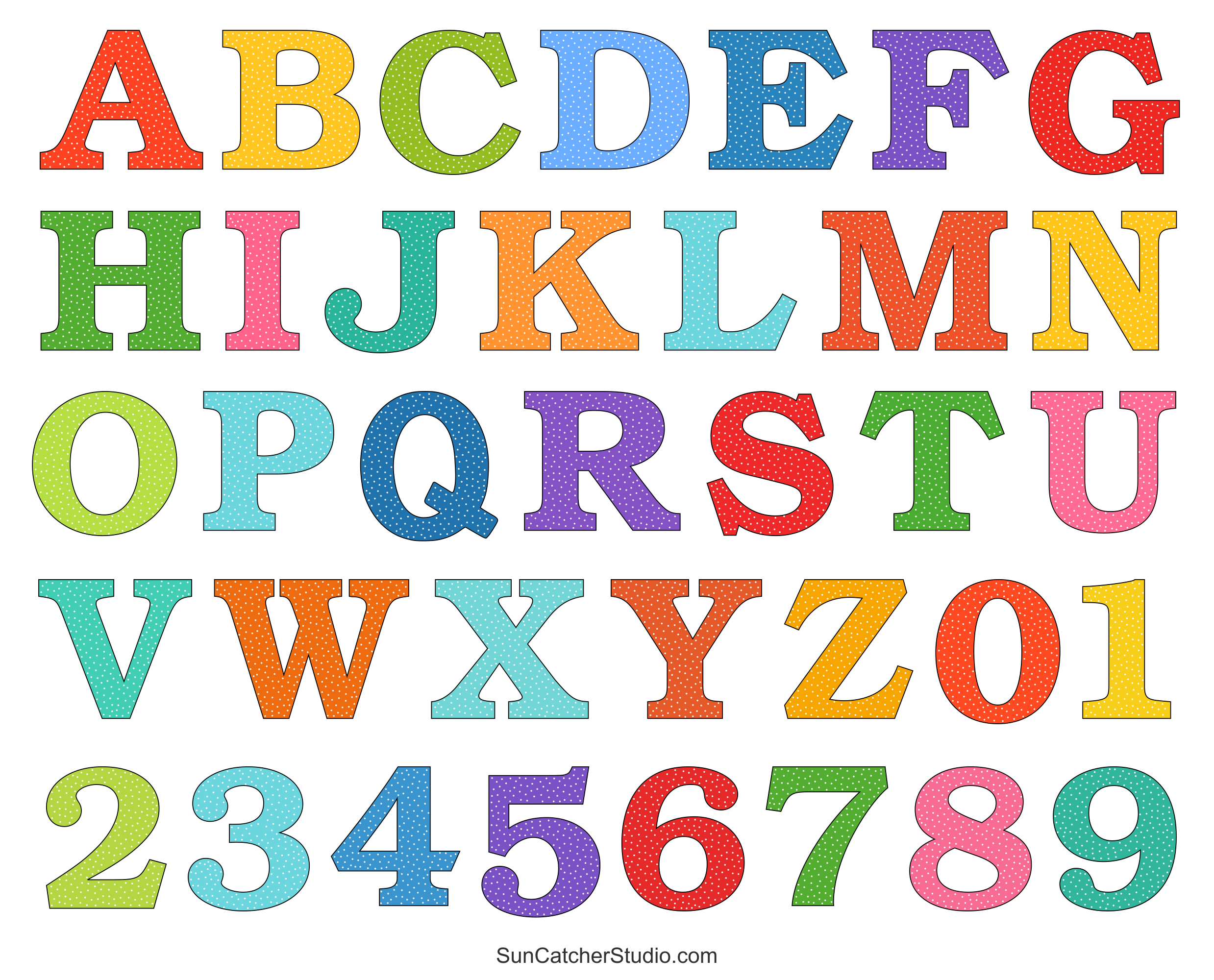 Large Printable Letters