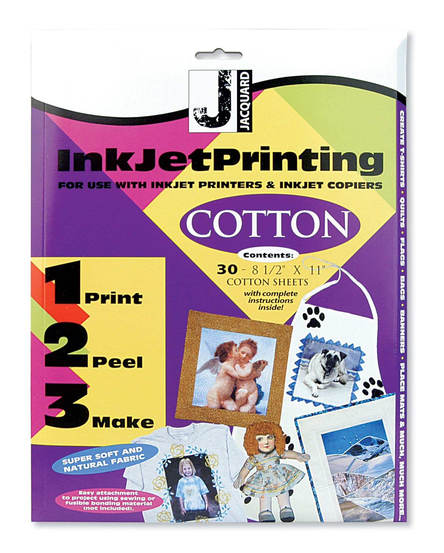 Amazon Jacquard Inkjet Printable Cotton Fabric 8 5 By 11 
