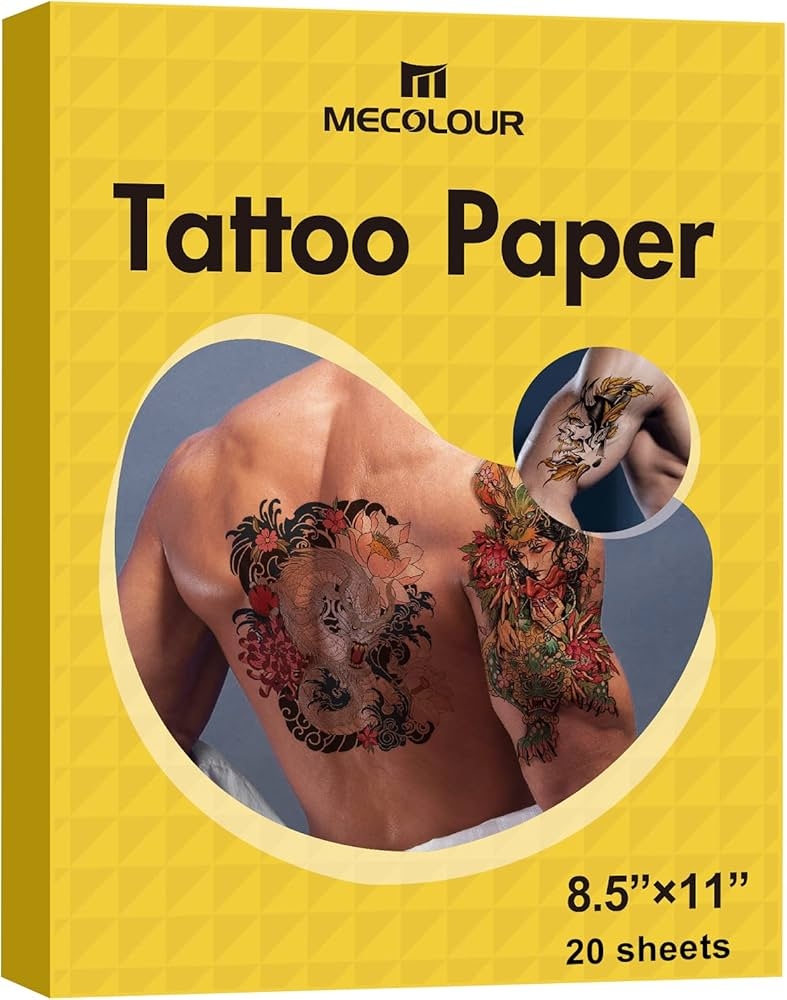 Amazon Printable Temporary Tattoo Paper For Laser Inkjet 