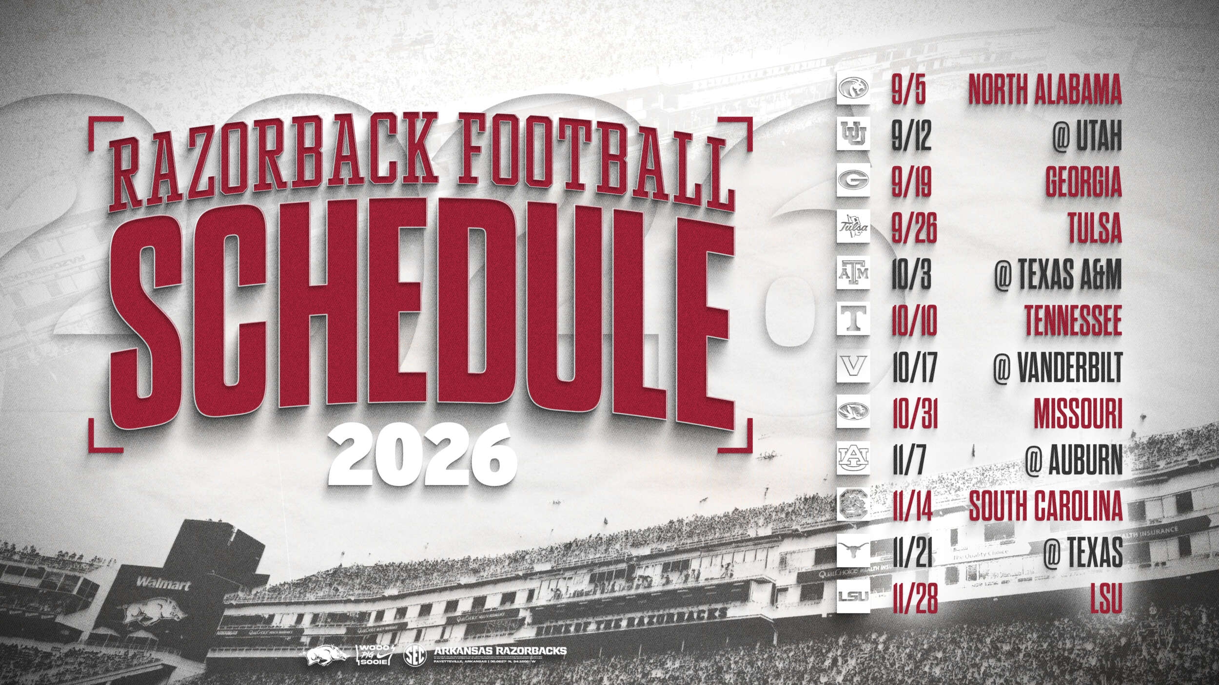 Uga Football Schedule 2026 Printable
