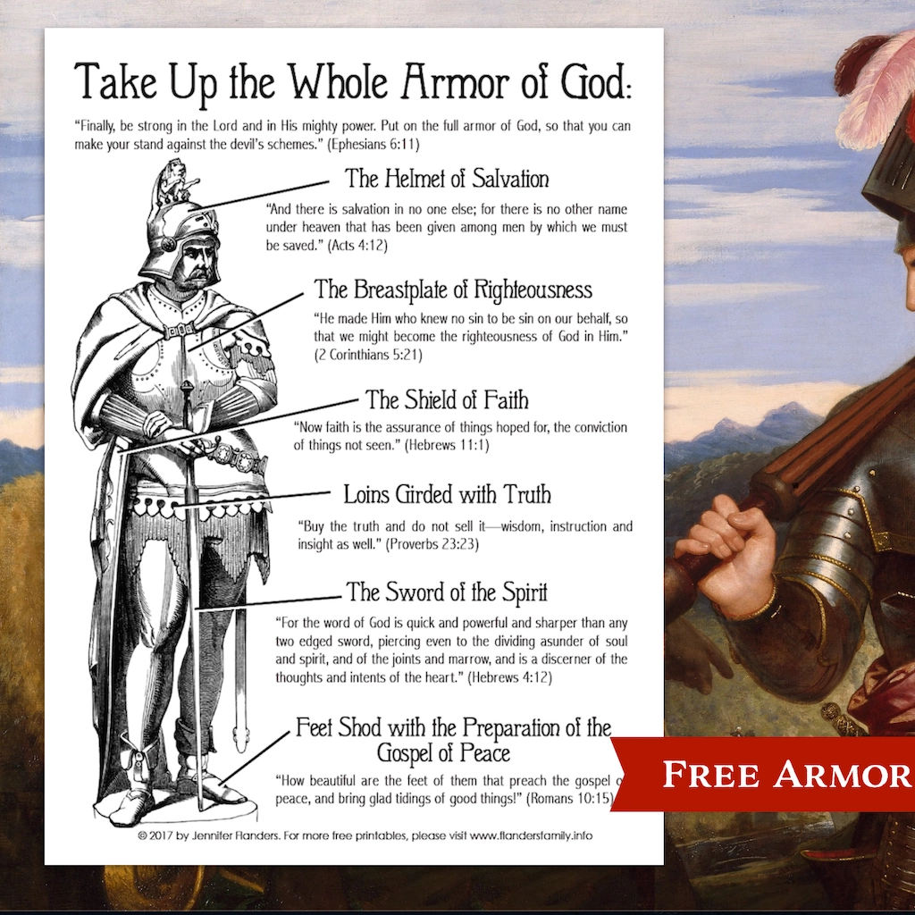 Armor Of God Printable Pdf