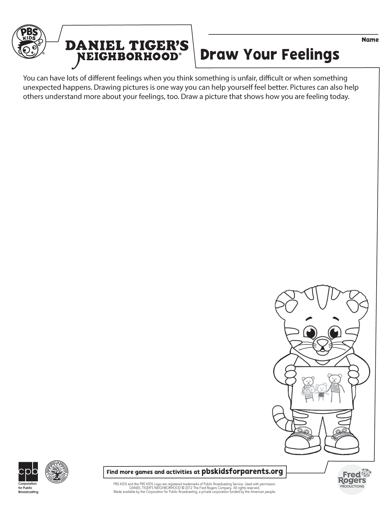 Arts And Craft Daniel Tiger s Neighborhood PBS LearningMedia