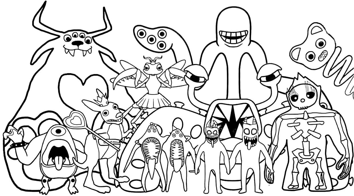 ArtStation Discover Garten Of Banban Coloring Pages For Creative Fun