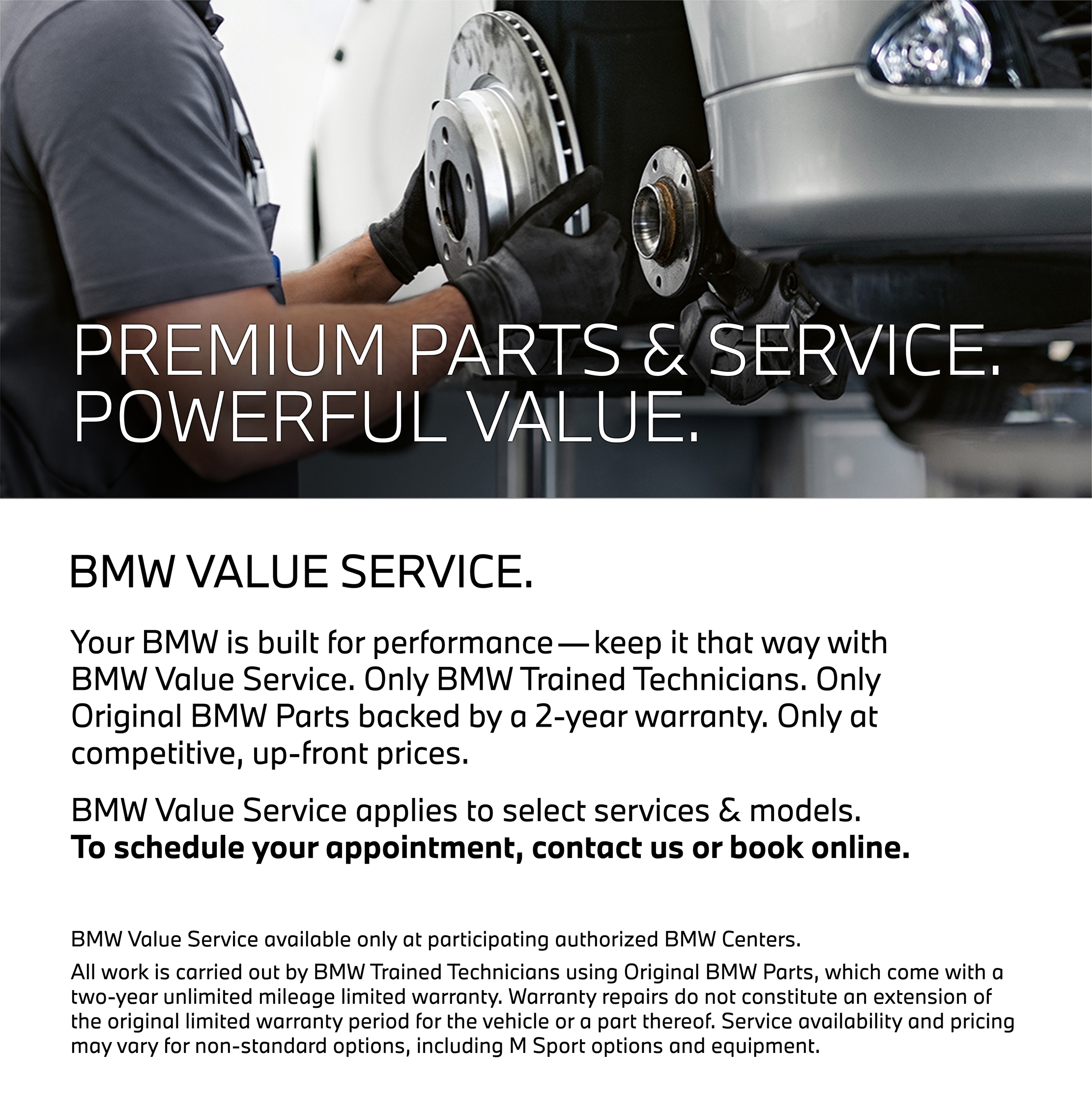 Auto Service Specials The BMW Store