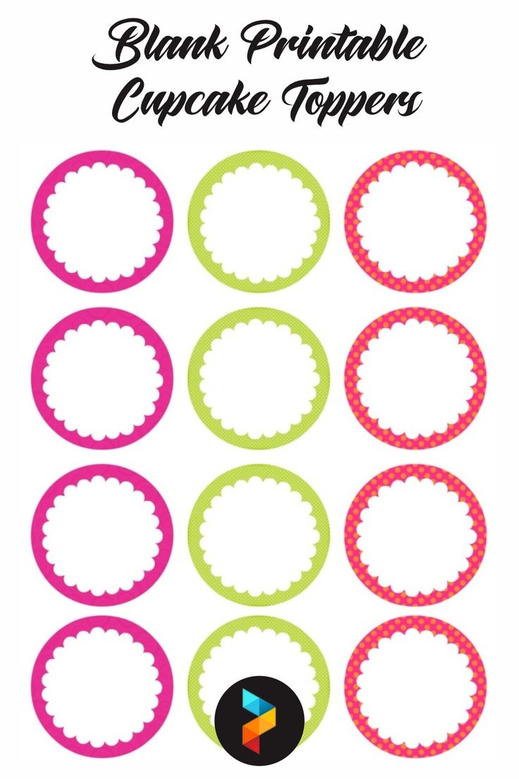 Printable Cupcake Toppers