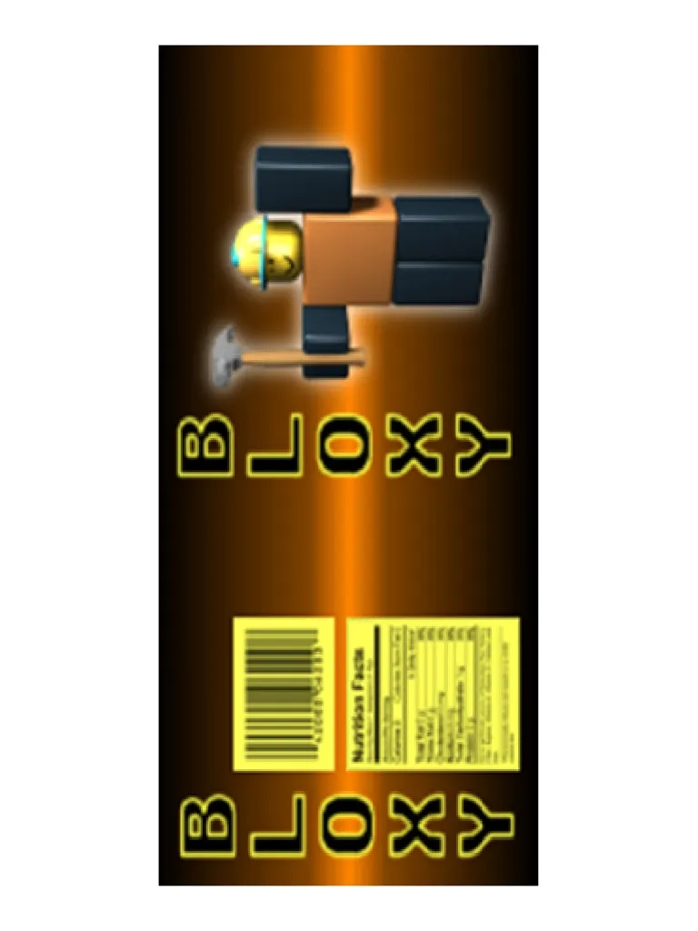 Bloxy Cola Printable